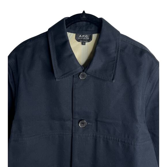 1-25 APC RUE MADAME PARIS Men's Jacket Navy Small - Picture 4 of 11